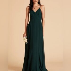 NWT Birdy Grey Kaia Chiffon Emerald Dress